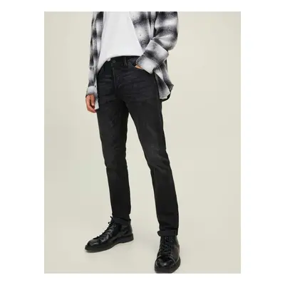 Black slim fit jeans Jack & Jones Glenn - Men's