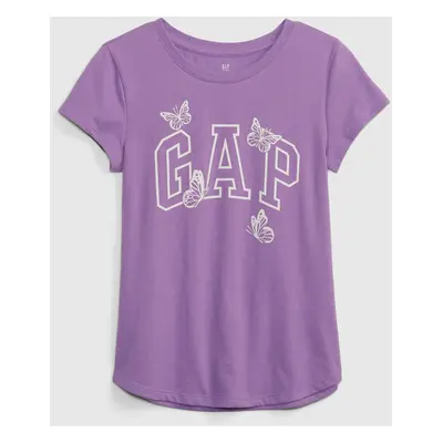 Children's T-shirt organic logo GAP - Girls