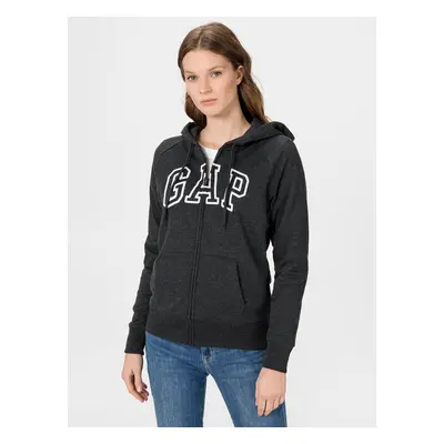 Women's Grey Sweatshirt GAP Logo