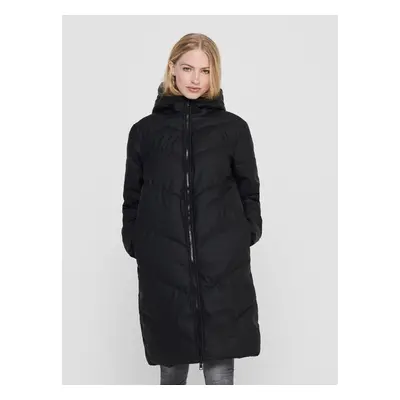 Black women's winter quilted coat JDY - Women's