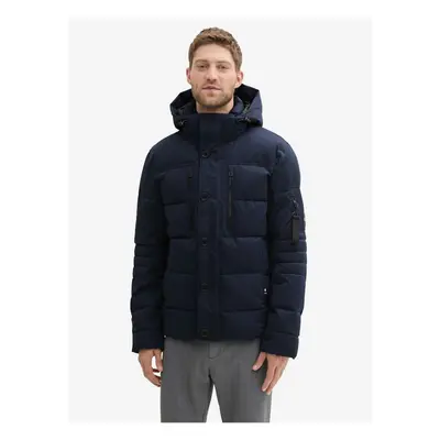 Dark blue men's quilted jacket Tom Tailor - Men