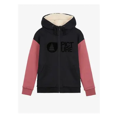 Pink-black women's hoodie Picture - Women's