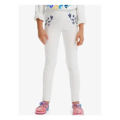 White jeans Desigual Verd for girls - Girls