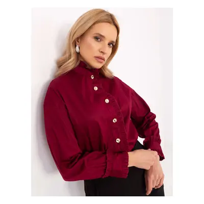 Shirt-MI-KS-C237.71-burgundy