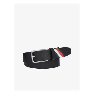 Tommy Hilfiger Men's Black Leather Belt - Men