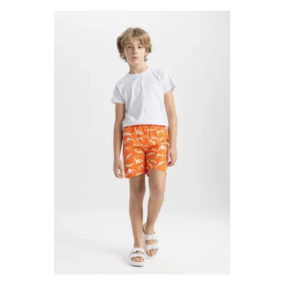 DEFACTO Boy's Shark Patterned Swim Shorts