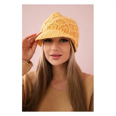 marka niezdefiniowana Cap with fleece Roma Bis K235 yellow