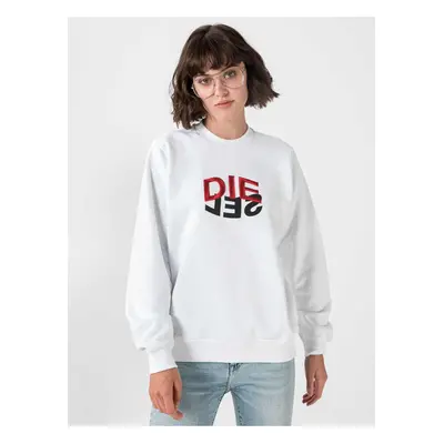 White women's sweatshirt Diesel F-Ang - Women