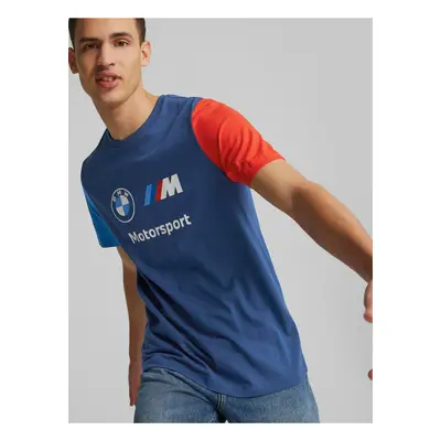 Dark blue men's T-shirt Puma BMW MMS - Men