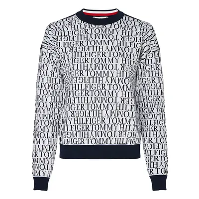 Tommy Hilfiger Sweater - NESSY SCRIPT AOJ C-NK SWT LS white