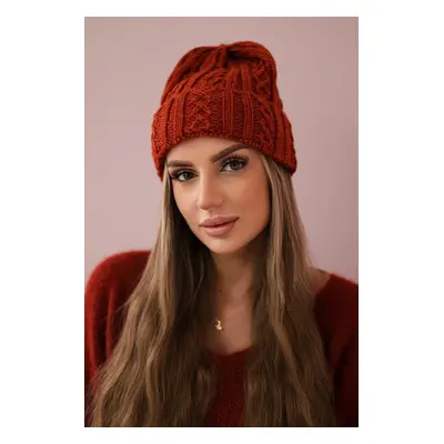 marka niezdefiniowana Cap with turn up Marzena K206 foxy