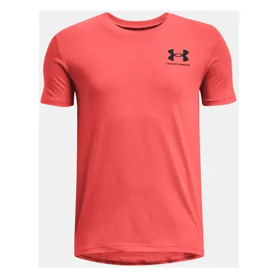 Under Armour T-Shirt UA B SPORTSTYLE LEFT CHEST SS-RED - Boys