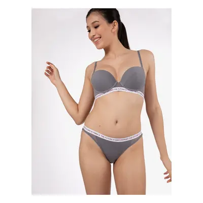 Grey panties DORINA - Women