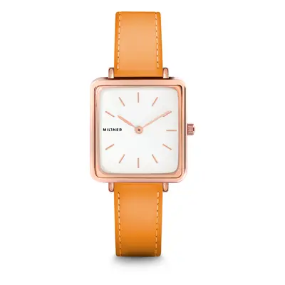 Women's watch with yellow leatherette belt Millner Royal