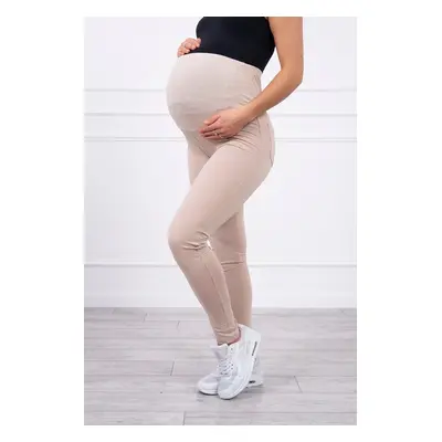 Kesi Cotton maternity pants beige