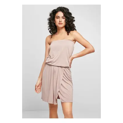 Women's viscose short bandeau dress dukrose