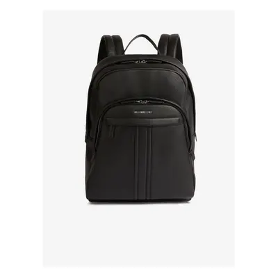 Geox Black Mens Leather Backpack - Men