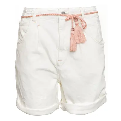 Pepe Jeans Shorts Daisie Short Ecru Smetanová - Women