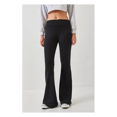 Bianco Lucci Women's High Waisted Flare Pants