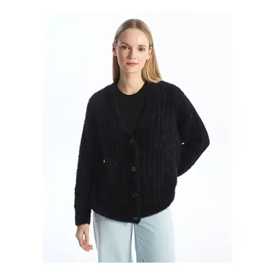 LC Waikiki Women's V-Neck Knitwear Cardigan