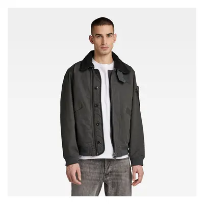 G-STAR Jacket - Famous brushed hb r o dark grey