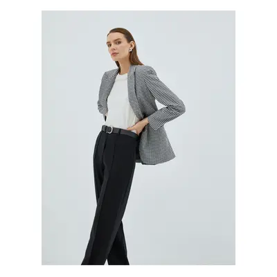 Koton Blazer Jacket Double Buttoned Pocket Detailed