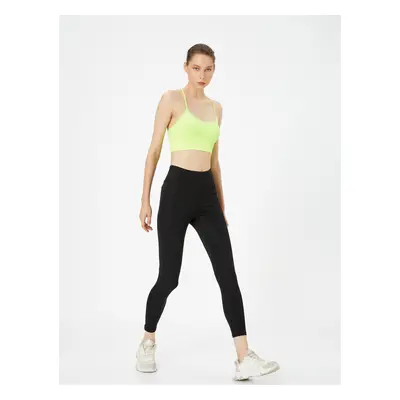 Koton Sports Leggings Basic High Waist Crop