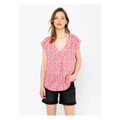 Red patterned blouse CAMAIEU - Women