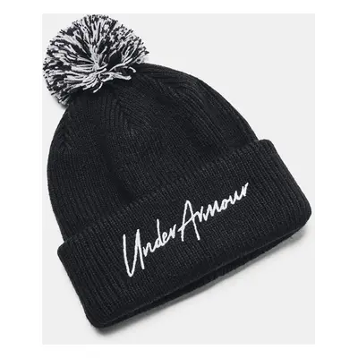 Under Armour Beanie UA Halftime Pom-BLK - Girls