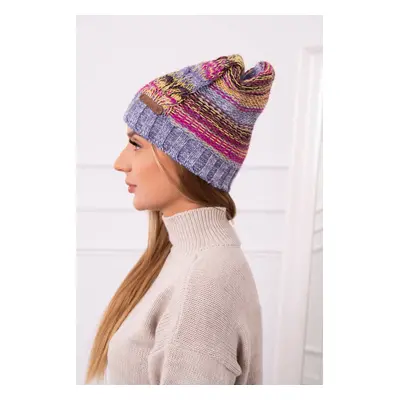 marka niezdefiniowana Cap with fleece Monika K256 fuchsia+purple