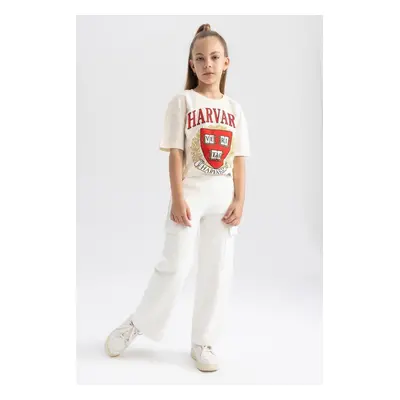 DEFACTO Girls Cargo Pocket Sweatpants