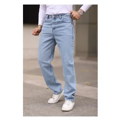 Trendyol Light Blue Men's Baggy Fit Jeans Trousers