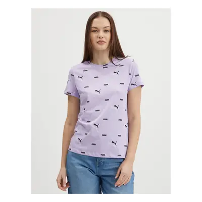 Light purple Puma Logo Power T-Shirt - Women