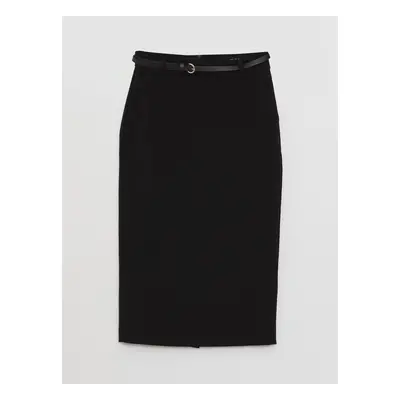 LC Waikiki Women's Standard Fit Belt Waist Skirt