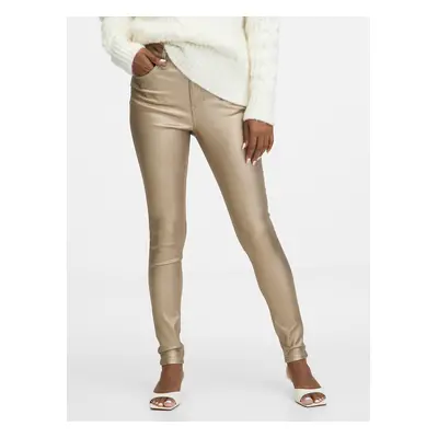 Gold women's skinny fit jeans ORSAY - Women's