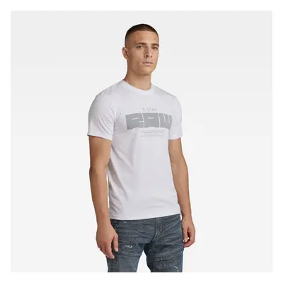 G-STAR T-shirt - RAW gr slim r t white