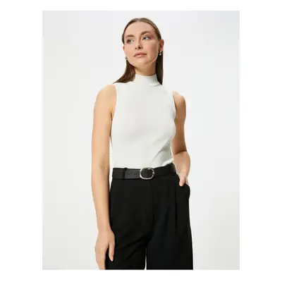 Koton Sleeveless Turtleneck Basic Knitwear Top