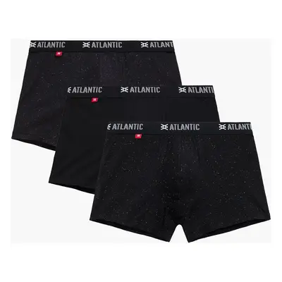 3-PACK Men's Atlantic Sport Boxers - Black