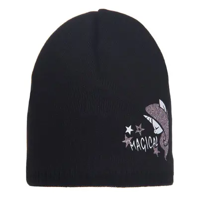 AGBO Girl's winter/ autumn hat black Magical