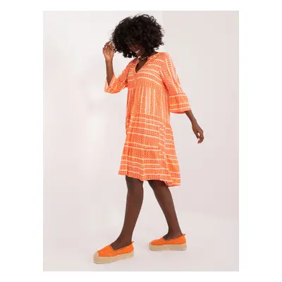 Dress-D73771M30214L-orange