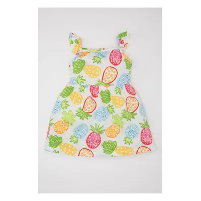 DEFACTO Baby Girl Patterned Sleeveless Dress