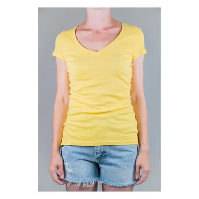 Tommy Hilfiger T-shirt - lincoln v-nk ss yellow