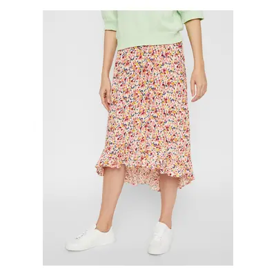 Pink Floral Midi Skirt Pieces Mayrin - Women