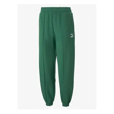 Dark green women's sweatpants Puma - Women's