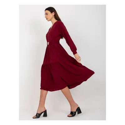 Dress-TW-SK-BI-2021706.93P-burgundy