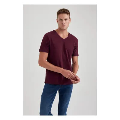 DEFACTO Slim Fit V Neck T-Shirt