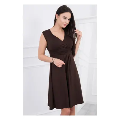 marka niezdefiniowana Dress brown