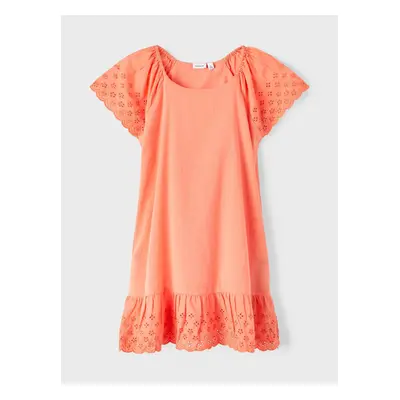 Coral Girls' Dress Name It Fiona - Girls