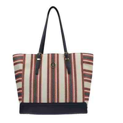 Handbag - TOMMY HILFIGER HONEY EW TOTE CANVAS STRIPE