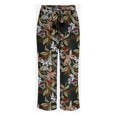 Black floral trousers ONLY-Nova - Women